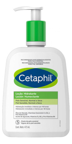 Loção Para Corpo Cetaphil Hidratante 473ml 48 Hr Hidratação