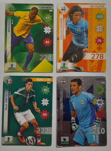 Figuritas Adrenalyn Copa América Chile 2015 Lote X 4 Cartas