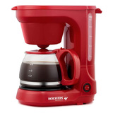 Cafetera De Goteo Holstein Housewares, 1.18 L, 550 W, Rojo