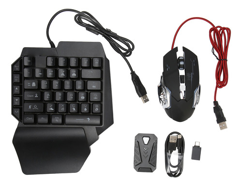 Conversor De Teclado Y Ratón Para Videojuegos, Teclado Rgb Y