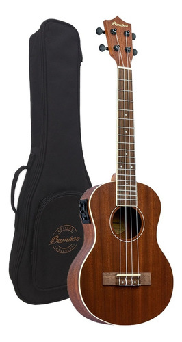 Ukelele Tenor Electro Acustico Bamboo U-26 Sapele Con Eq