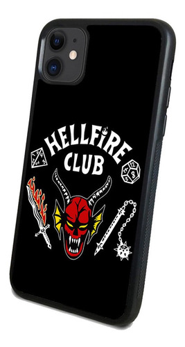 Funda Stranger Things Hellfire Club Negro Todos Los Modelos