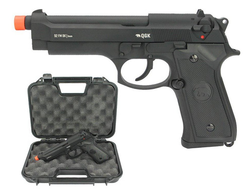 Pistola De Airsoft Gas Gbb Green Gás M92 Blowback Full Metal