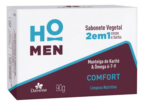 Sabonete Ho Men Corpo E Barba Comfort 90g Davene