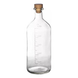 6 Botella Vidrio Agropecuario Gin Transparente 500cc Tapon