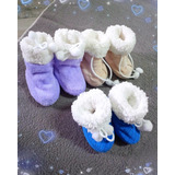 Pantumedias Botitas Bebe Infantiles Invierno Kawaii 