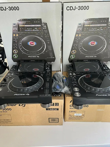 Par De Cores Pioneer Cdj-3000: Preto Estrelado