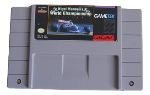  Id 253 Nigel Mansell Snes Original Super Nintendo Cartucho