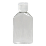 Envase Pet Transparente 80 Ml, Tapa Flip Top (10 Unidades)