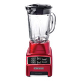 Licuadora Black+decker Pulverix Bl1840mr 1.5 L Roja Con Vaso De Vidrio 120v