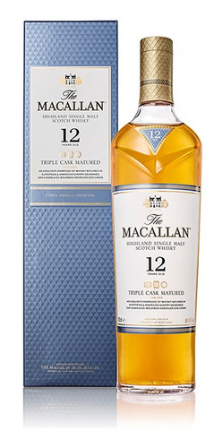 Whisky The Macallan 12 Años Triple Cask - mL a $583