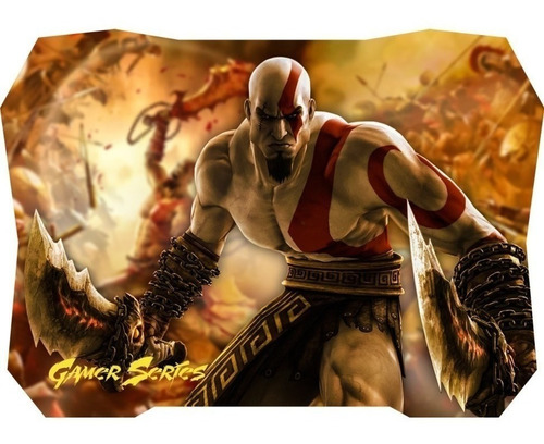 Mouse Pad Gamer Cdtek Grande 30x25 Mousepad God Of War