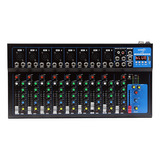 Consola De Audio Oyike Bluetooth Usb 16dsp(10 Canales) 110v