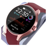 Reloj Inteligente Mujer Smartwatch Blood Sugar Llamada Ip68 Color De La Malla Red Silicona