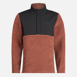 Poleron Hombre Glaciar Sherpa-pro 1/4 Zip Terracota Lippi