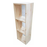 Cubo X 3 Estante Repisa  30 X 20 X 90 Madera Pino - Pinoshow