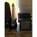 Schecter Omen Diamond 7 Cuerdas + Roland Cube 40 Watt