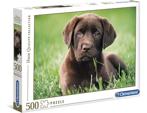 Rompecabezas 500 Piezas Perro Cachorro Labrador Clementoni