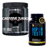 Creatina 300g Black Skull Mais Brinde Super Testo 