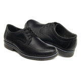 Zapato Escolar Flexi® Juvenil Casual Piel Negro Ligeros