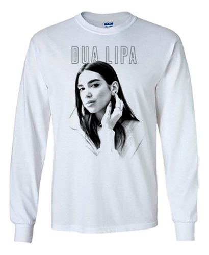 Dua Lipa Playeras Manga Larga Para Hombre Y Mujer #19