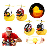 Patito Pato Casco Hélice Decoración De Coche Bici Moto 4pcs