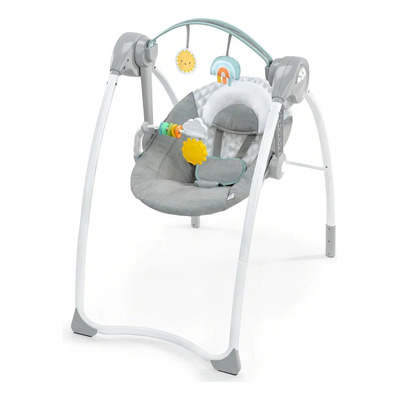 Columpio Para Bebe Milestone Swing Ity Por Ingenuity Color Gris Lisa | Envío gratis