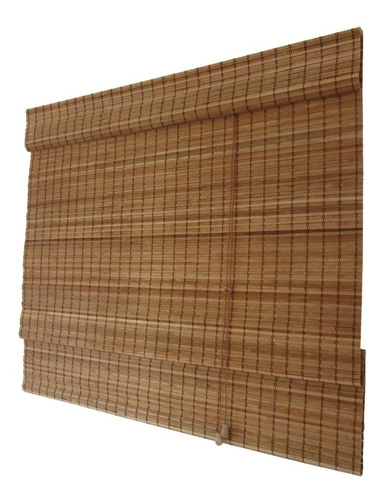 Persiana Romana Bambu Block 100larg X 160alt Natural