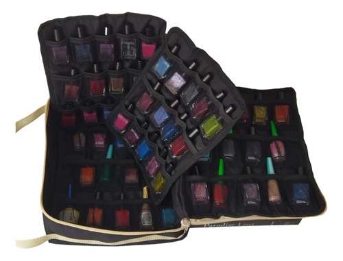 Estuche Organizador De Esmaltes, 84 Bolsillos Para Esmaltes.