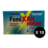 10 X Insecticida Fumixan Hogar 50 Gr Pastillas 