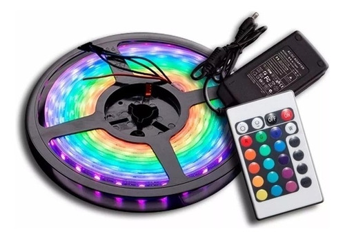 Tira Led Rgb 5m Con Control Remoto - Efectos