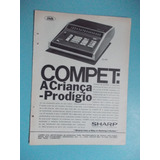 Propaganda Vintage (kit De 2) Sharp Compet 32. Liesegang-iec