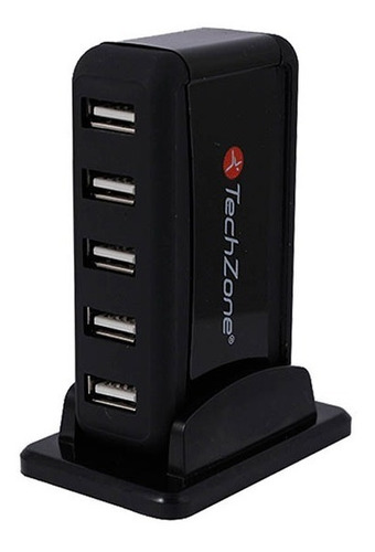 Multipuerto Usb Hub 7  Usb 2.0 Techzone Carga Y Datos