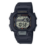 Reloj Casio Digital W-737hx Original Para Caballero E-watch Color De La Correa Negro