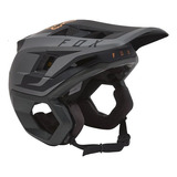 Capacete Ciclismo Bike Fox Dropframe Sideswipe Mips Pretod Cor Preto/dourado Tamanho M