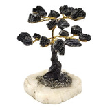 Arbol De Vida Decorativo Piedra Turmalina Protección Energía