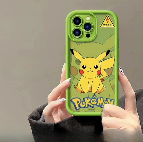 Funda De Teléfono Pikachu De Silicona Suave Anime Pokemon Pa