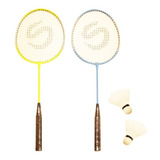 Set De Badminton Junior 2 Raquetas + 1 Pluma Sixzero