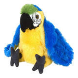 Peluche Guacamaya Azul Amarillo Mini Cuddlekin Wild Republic