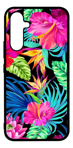 Funda Personalizada Flores Floral Para Samsung Motorola Tpu