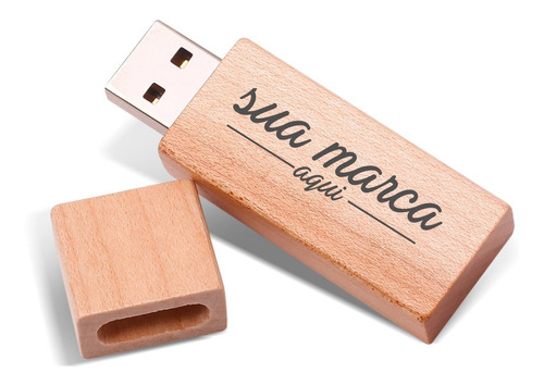 10 Pen Drive 4gb Personalizado Madeira Fotógrafos Casamento