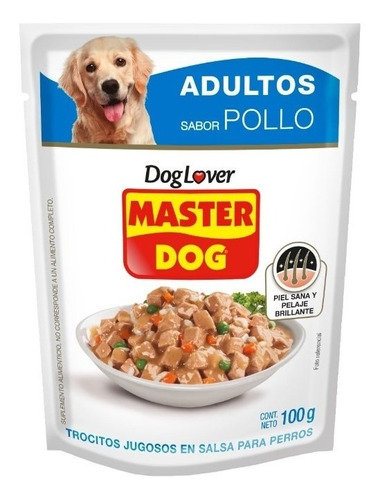 Sachet Master Dog Adulto Pollo 20 Un