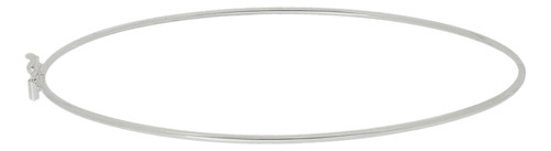 Bracelete Fio Em Prata De Lei 925 Comprimento 6 Cm Cor Prata