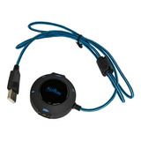 Conversor Usb A Audio 7.1 Virtual Con Hub Usb 1x2 1° Ns Htec