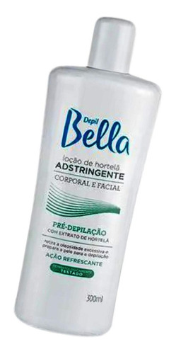 Loção Adstringente Pré Depilat. Depil Bella De Hortelã 300ml