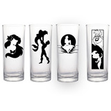 Set De Vasos Altos La Sirenita - Disney  Ariel