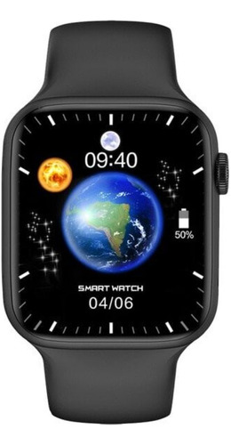 Smartwatch W28 Pro Preto 45mm Original Nfc Lancamento 2023