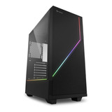 Gabinete Gamer Sharkoon Rgb Flow Black Mid Tower Delta