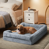 Cama Grande Para Perros Sofá Ortopédico Lavable Con Espuma