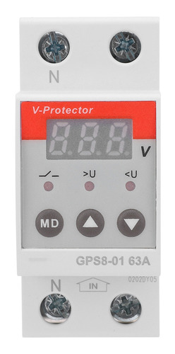 Pantalla Digital Con Protector De Voltaje Y Corriente Gps801